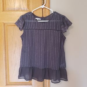 Maurices Flowy Short Sleeve Top